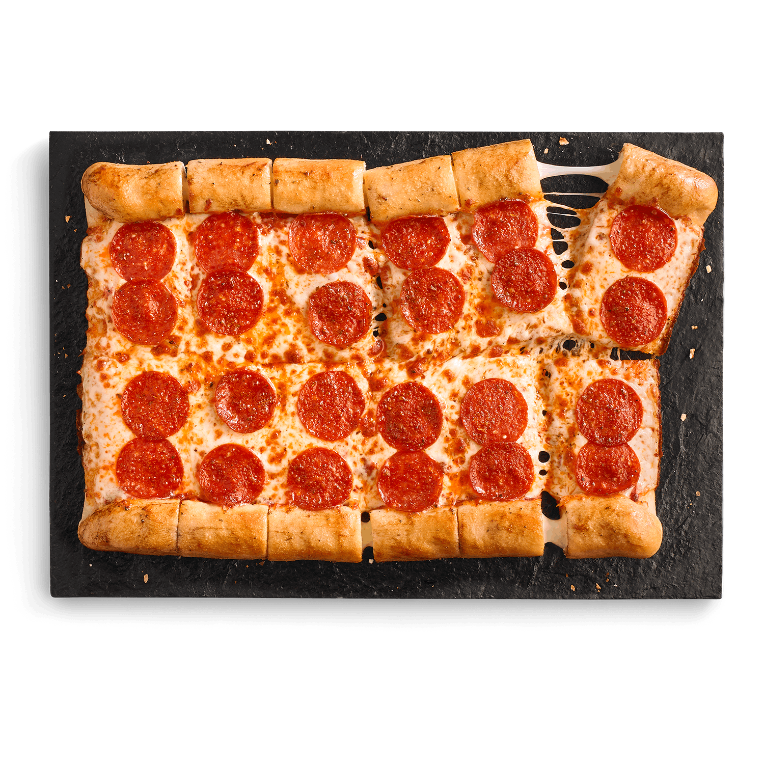 Order Stuffed Crust Pan Pepperoni Pizza - Pizza food online from CiCis Pizza Buffet store, St Louis on bringmethat.com