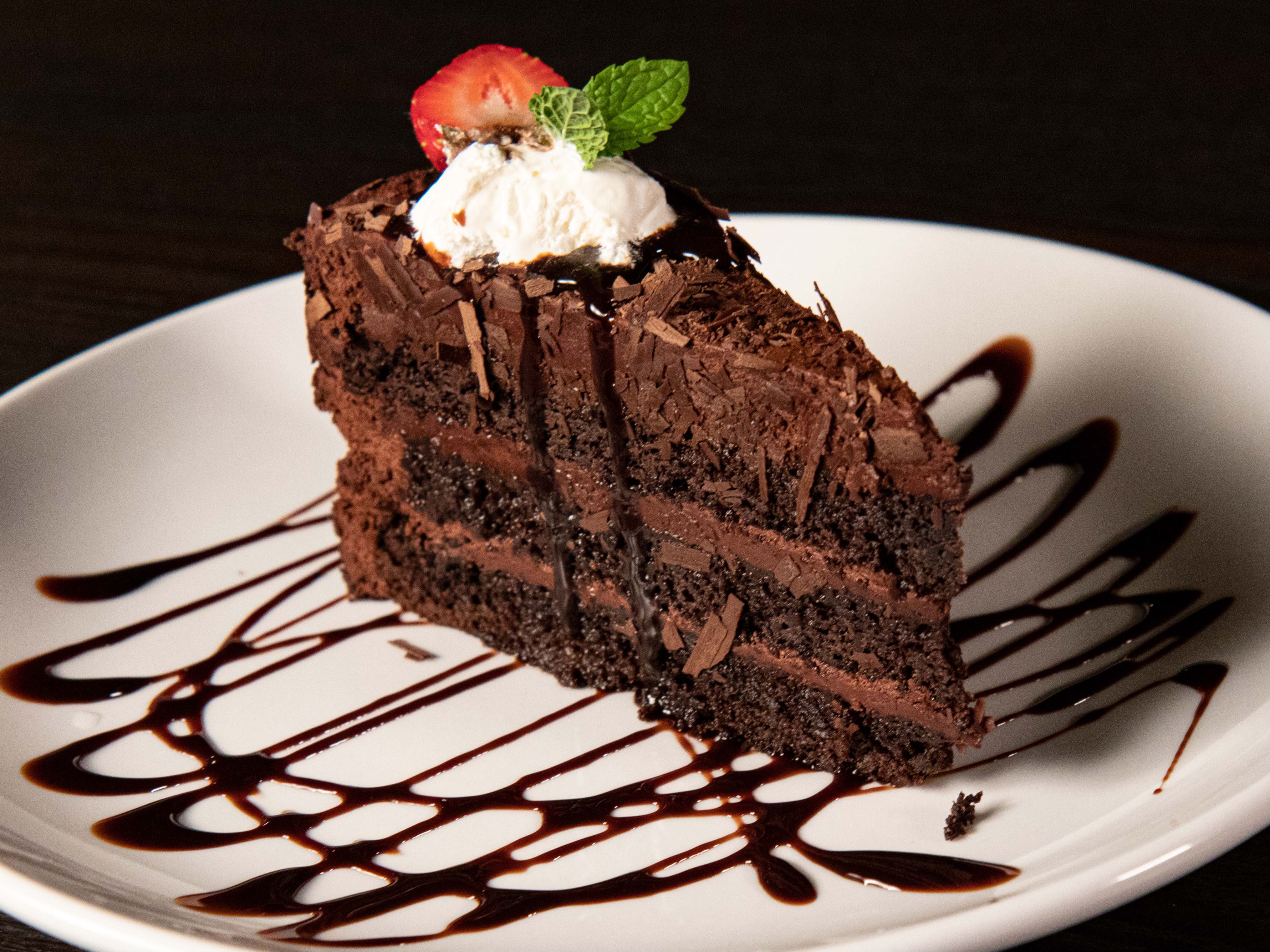 Order Chocolate Cake food online from La Papillon store, Lancaster on bringmethat.com