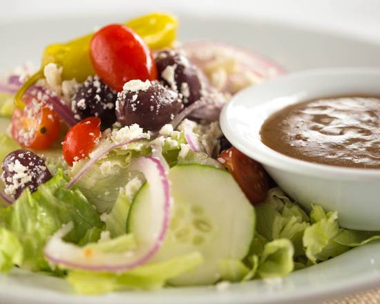 Order Greek Salad (SM) food online from Alessio Restaurant & Pizzeria store, Cumming on bringmethat.com