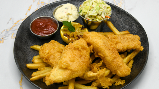Order Fish & Chips food online from McCormick & Schmick's store, Charlotte on bringmethat.com