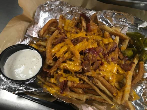 Order Cheddar Bacon Fries food online from Oxford Burger Company store, Oxford on bringmethat.com