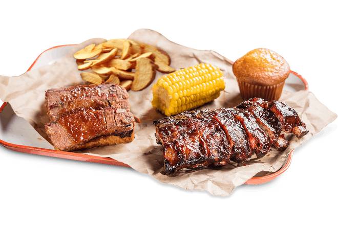 Order BABY BACK-N-MEAT food online from Famous Dave store, Tualatin on bringmethat.com