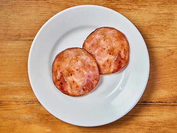 Order Side Canadian Bacon food online from Sabrina Cafe store, Wynnewood on bringmethat.com