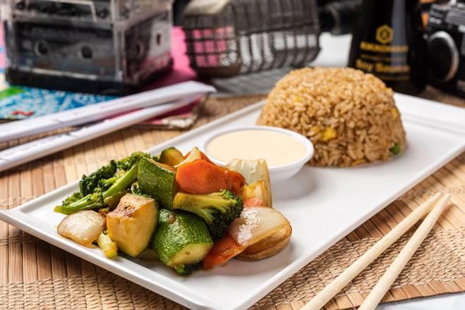 Order Vegetables and Fried Rice Combo food online from Rock-N-Roll Sushi store, Trussville on bringmethat.com