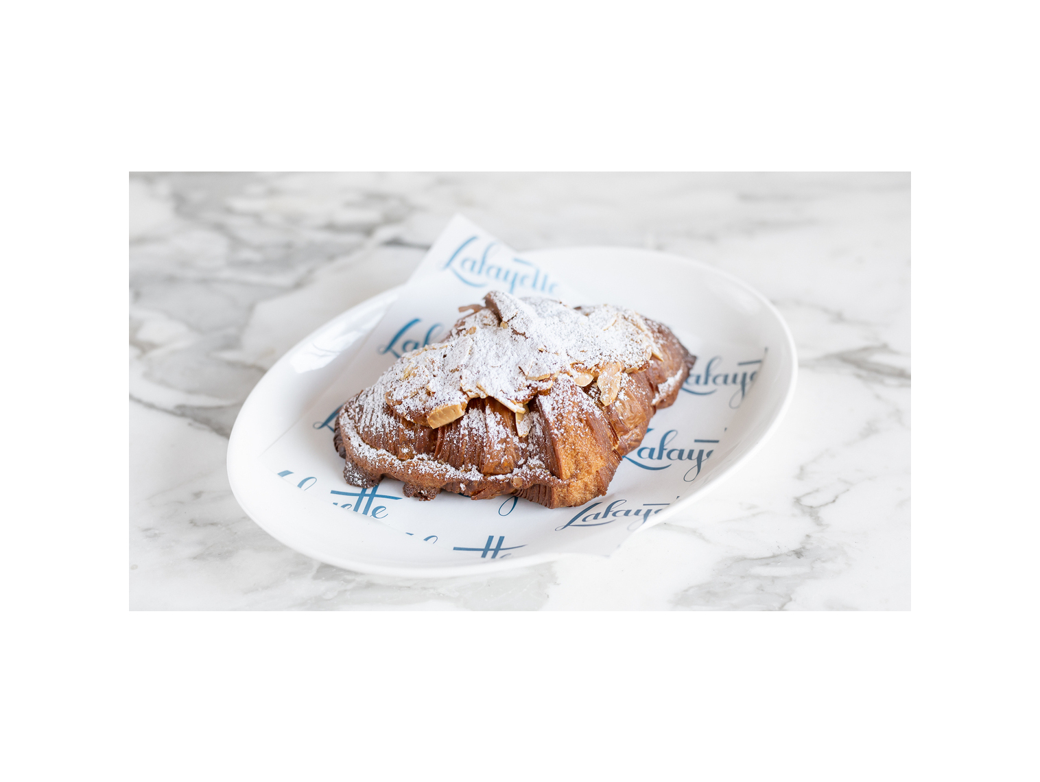Order Toasted Amaretto Croissant food online from Lafayette store, New York on bringmethat.com