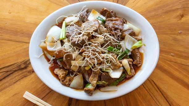 Order Mongolian Beef food online from Peppers Thai Cuisine store, Palm Desert on bringmethat.com