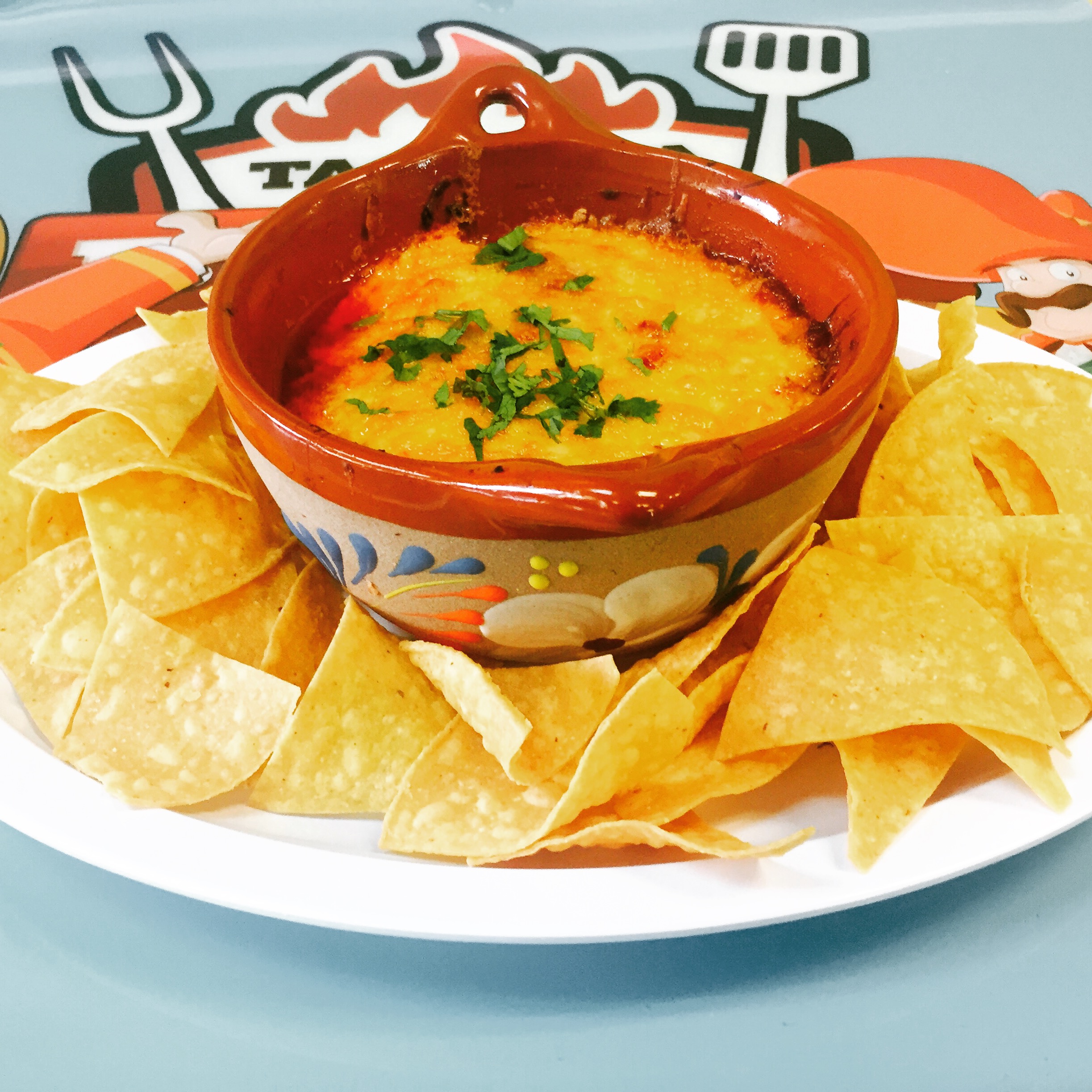 Order Chorizo con queso with chips food online from benji's taqueria mexican grill 2 store, Caldwell on bringmethat.com