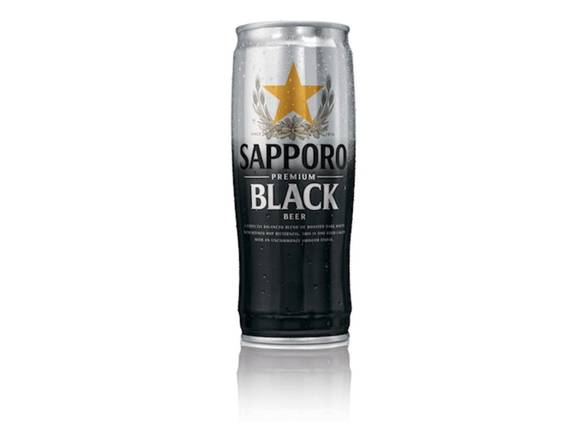 Order Sapporo Premium Black  - 22oz Can food online from S H Liquor Market store, Los Angeles on bringmethat.com