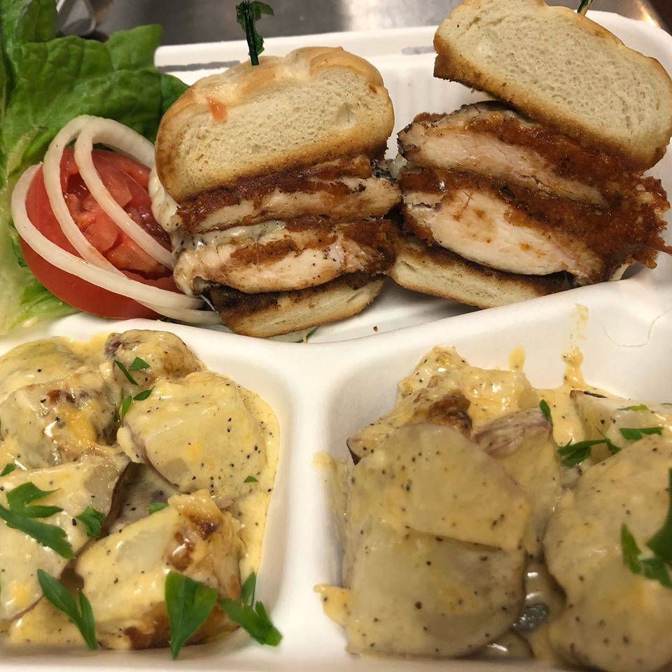 Order Barbecue Chicken Breast Sandwich food online from Popolo Catering store, San Luis Obispo on bringmethat.com