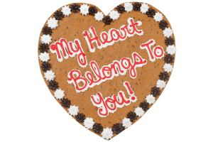 Order My Heart Belongs To You Cookie Cake food online from American Deli on Broad St. store, Athens on bringmethat.com