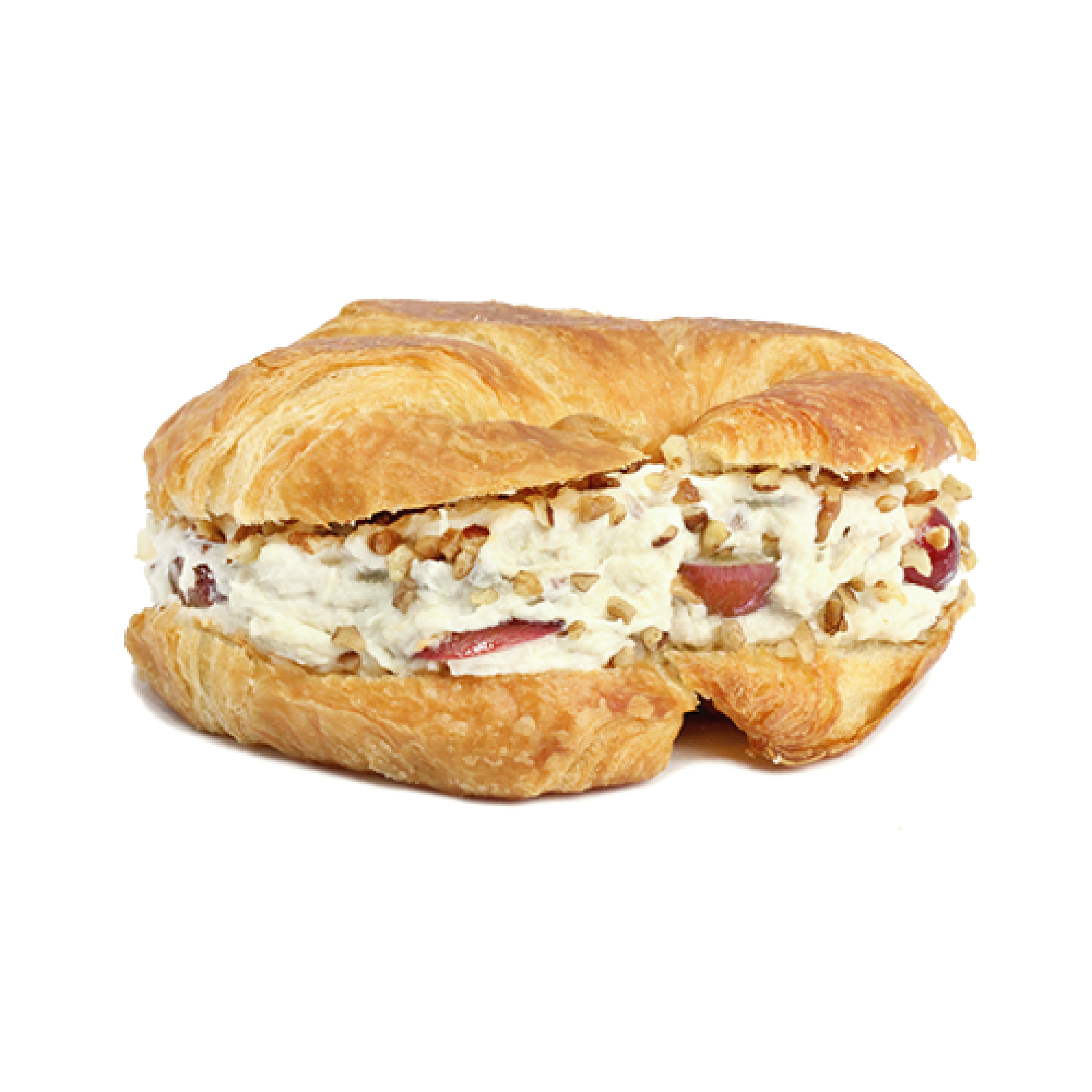 Order Chicken Salad Croissant Sandwich with Grape & Pecans food online from Mas Natural store, Brownsville on bringmethat.com