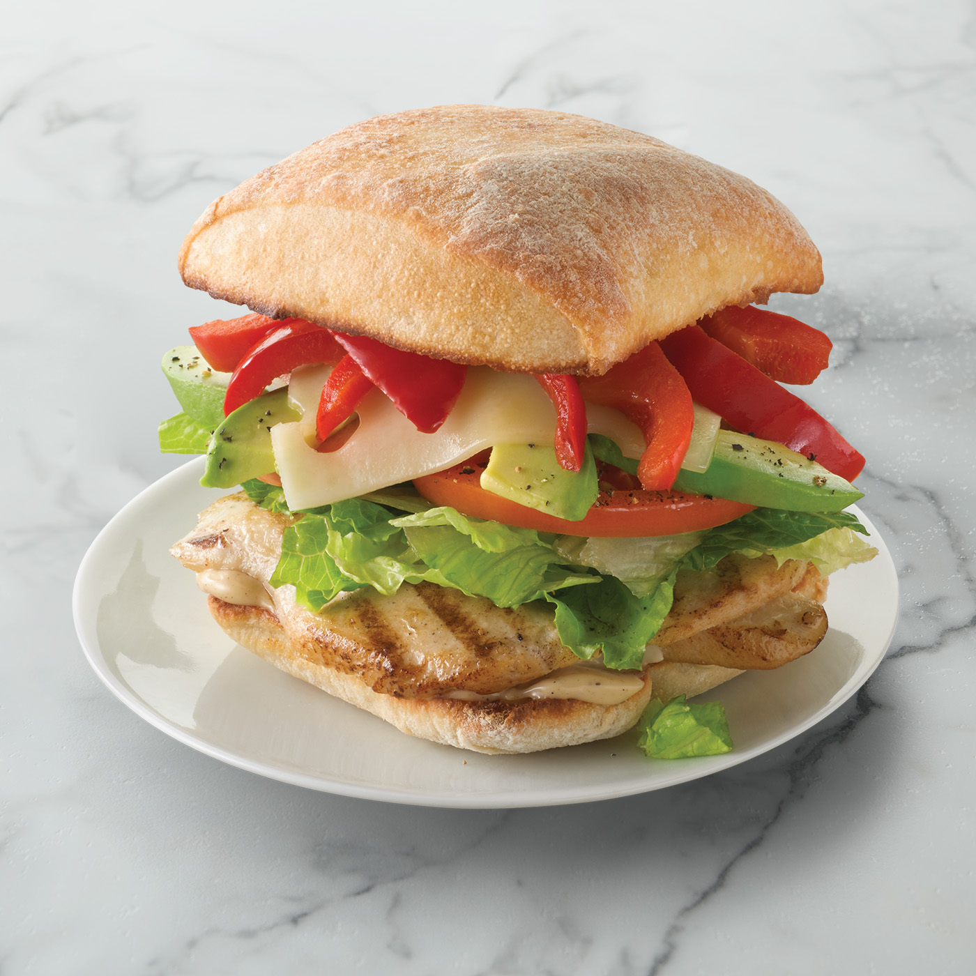 Order California Chicken Sandwich food online from Lifecafe By Life Time store, Plano on bringmethat.com
