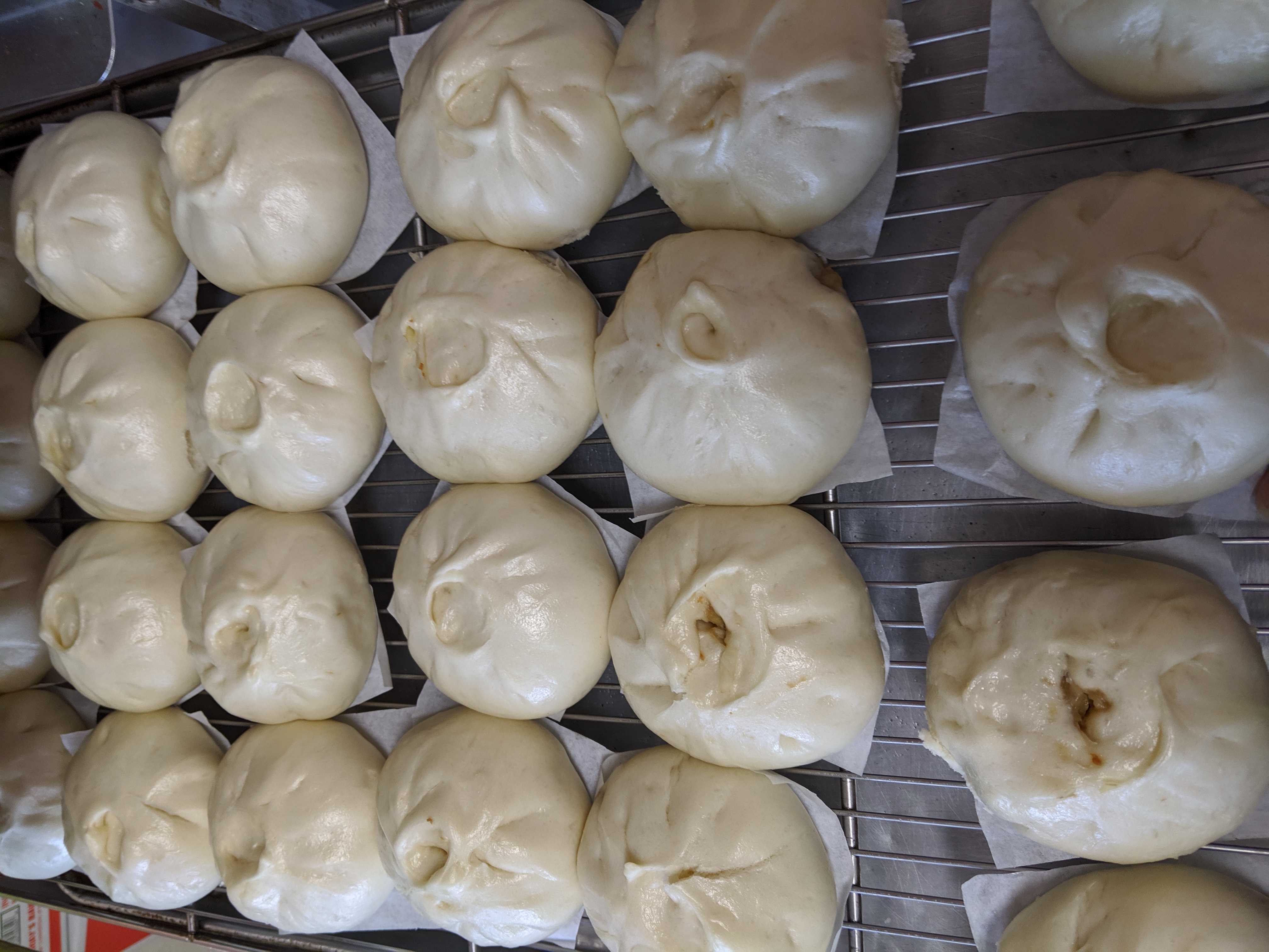 Order  VEGETABLE PORK BAO (高丽菜肉包子） food online from Olympic Bakery store, Temple City on bringmethat.com