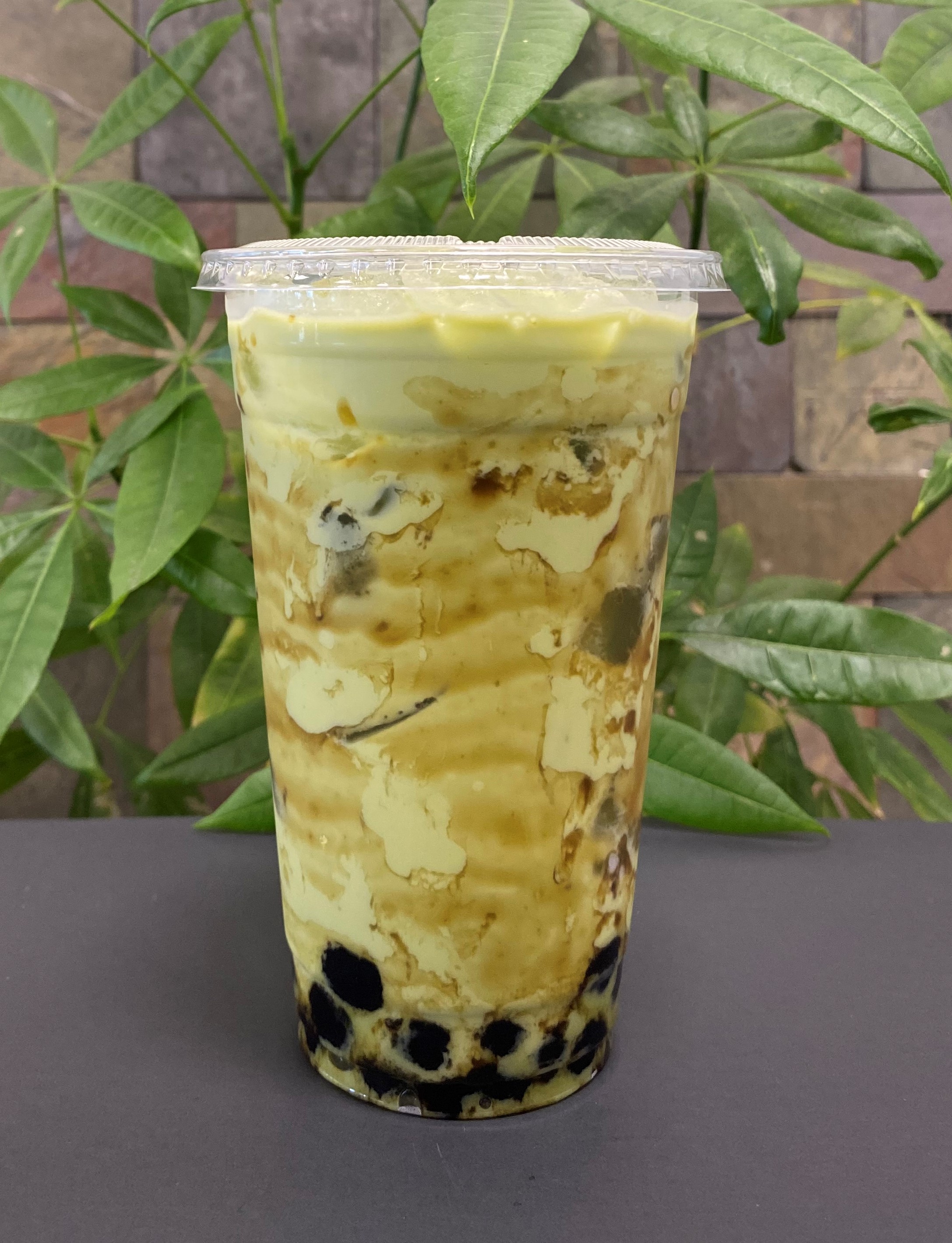 Order M7. Matcha Green Milk Tea (LARGE) food online from Pho Bowl & Grill store, Oceanside on bringmethat.com