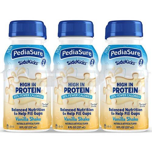 Order PediaSure SideKicks Kids Protein Shake to Help Kids Grow Vanilla - 8.0 fl oz x 6 pack food online from Walgreens store, San Ramon on bringmethat.com