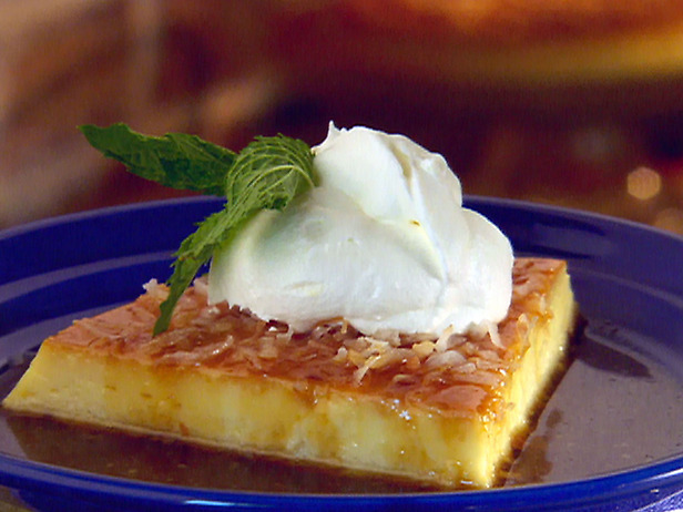 Order Coconut Flan/ Flan De Coco food online from Tequilas 55 store, Dover on bringmethat.com