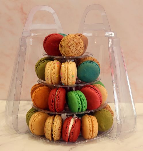 Order Tower2Go - 4T - 33 Macarons food online from Le Macaron French Pastries store, Huntsville on bringmethat.com