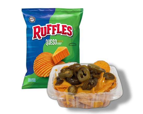 Order Ruffles Con Queso food online from Los Mangos store, Chicago on bringmethat.com
