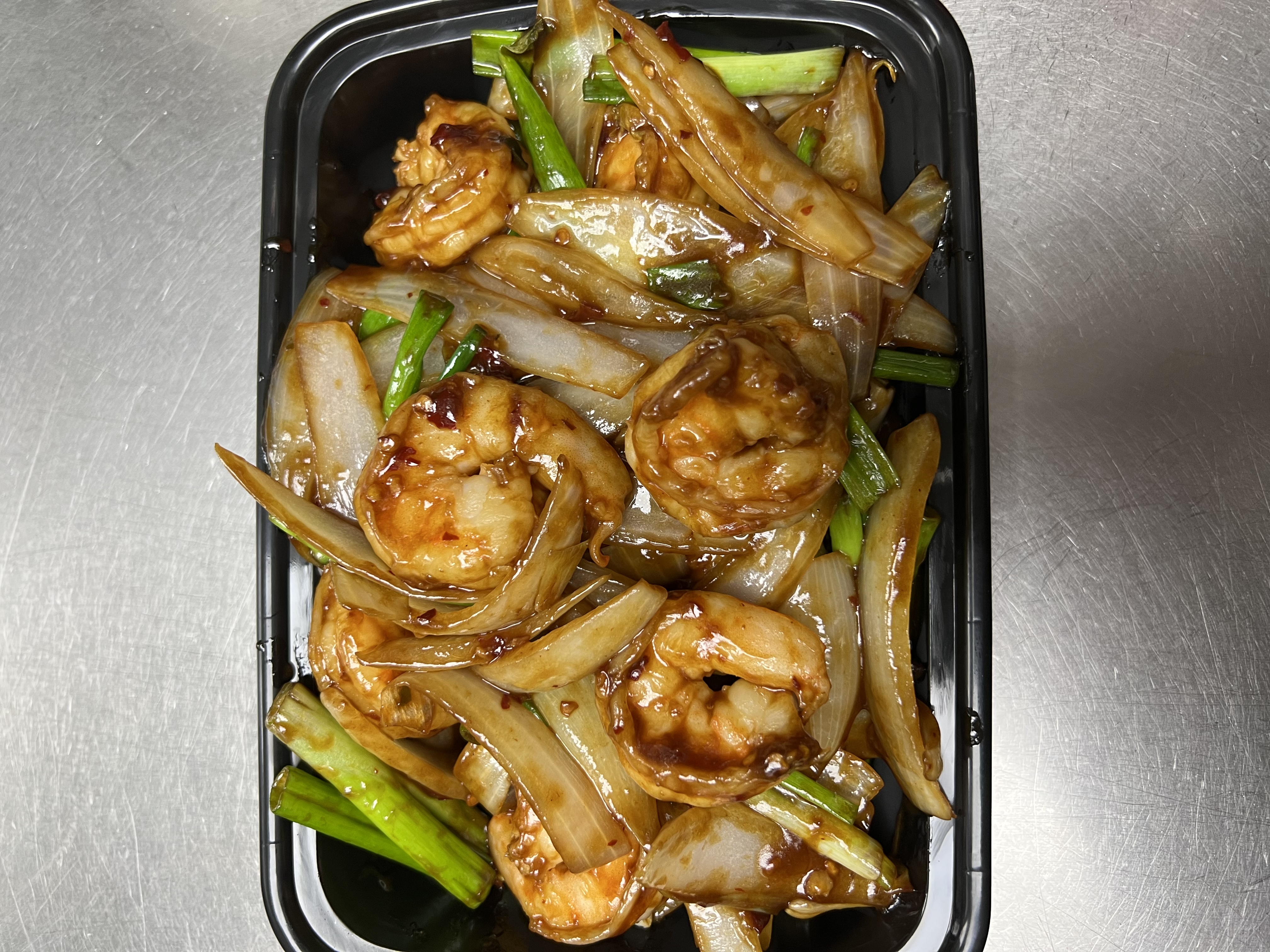 Order 93. Mongolian Shrimp food online from King Chef store, West Haven on bringmethat.com