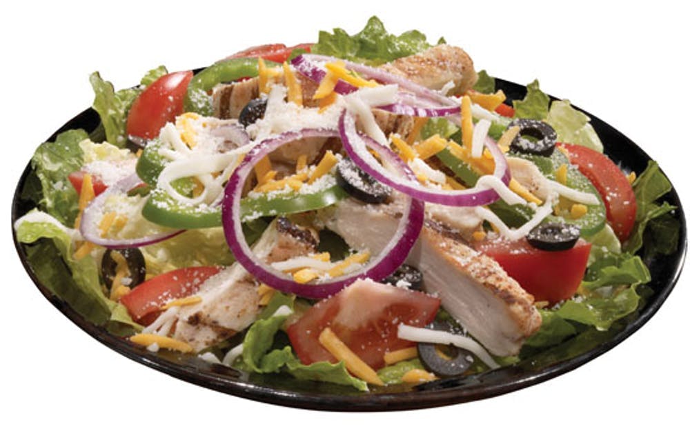 Order Tuscan Grilled Chicken Salad - Regular food online from Vocelli Pizza store, Butler on bringmethat.com