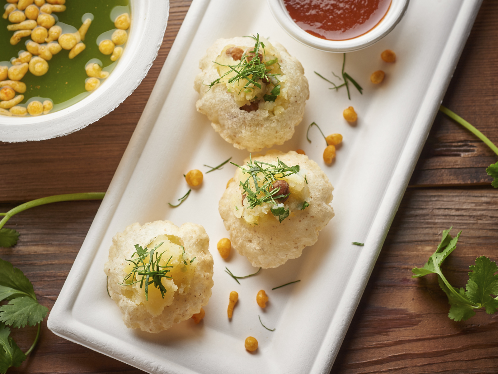 Order Pani Puri food online from Honest Indian Restaurant store, Naperville on bringmethat.com