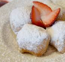 Order Strawberry and Cream Beignets  food online from Orleans Beignets store, Chesterfield on bringmethat.com