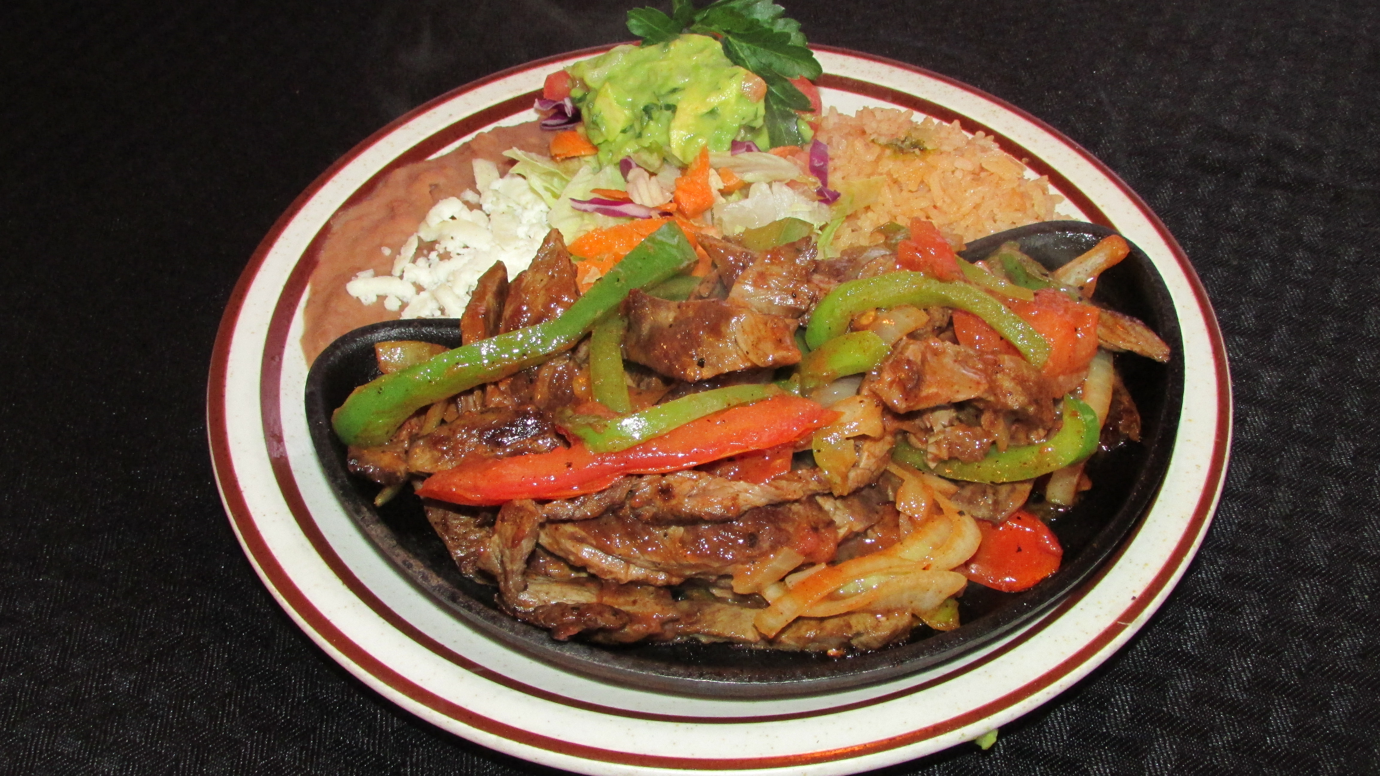 Order Beef Fajitas food online from Tortillas Restaurant store, Cathedral City on bringmethat.com