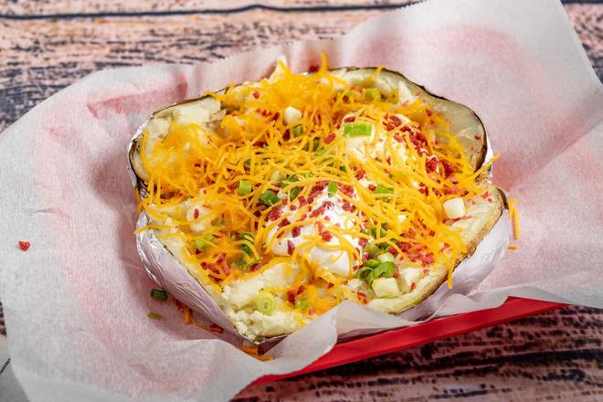 Order Large Baked Potato food online from The Purple Onion store, Vestavia Hills on bringmethat.com