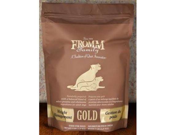 Order FROMM GOLD  Weight Management (15lb) food online from What The Fluff? Pet Store & More! Llc store, Woodridge on bringmethat.com