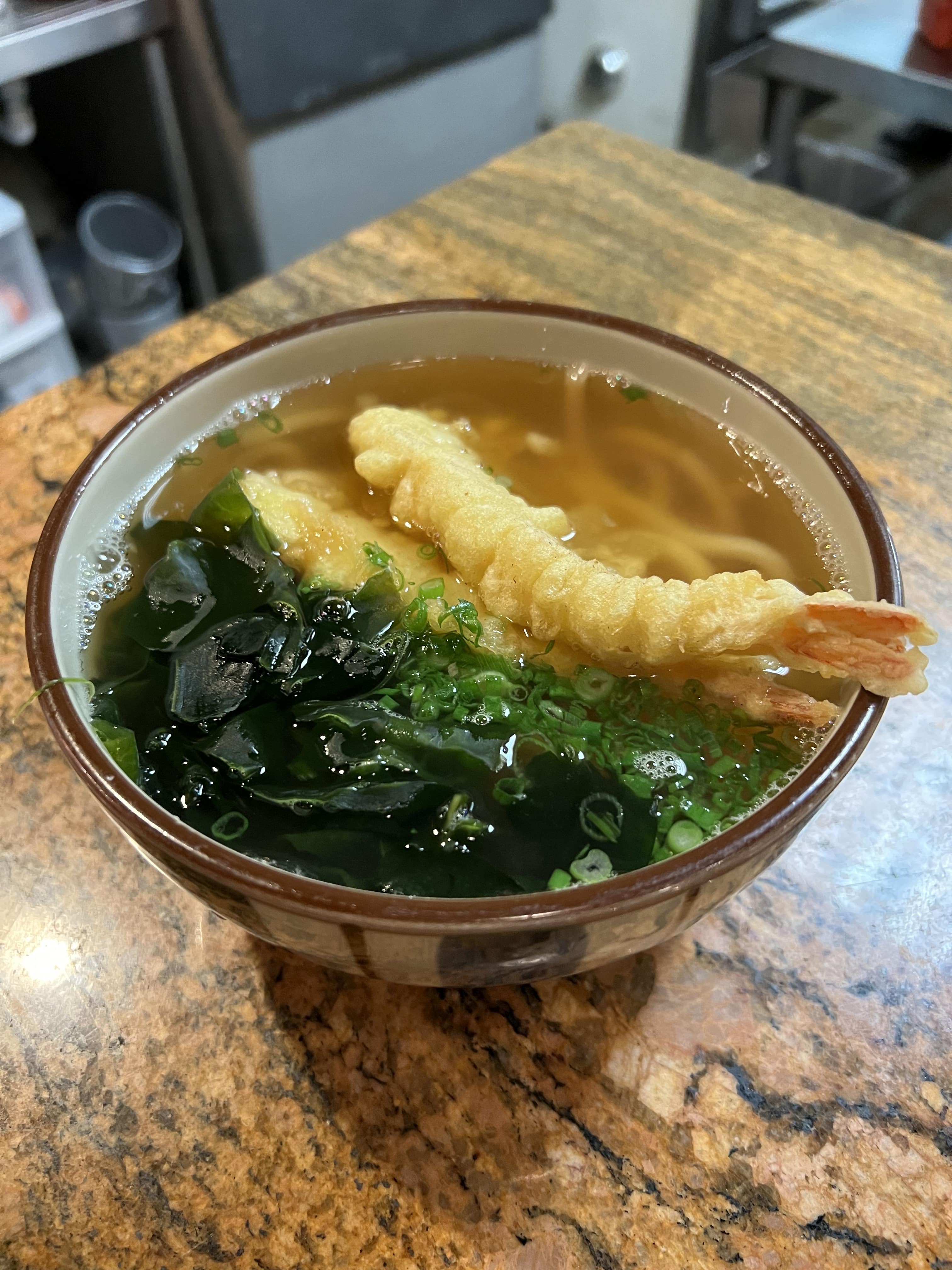 Order Shrimp Tempura Udon food online from Ichiza Sake House store, Las Vegas on bringmethat.com