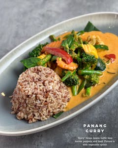 Order Panang Curry food online from Cha Yen Thai Cookery store, Watertown on bringmethat.com