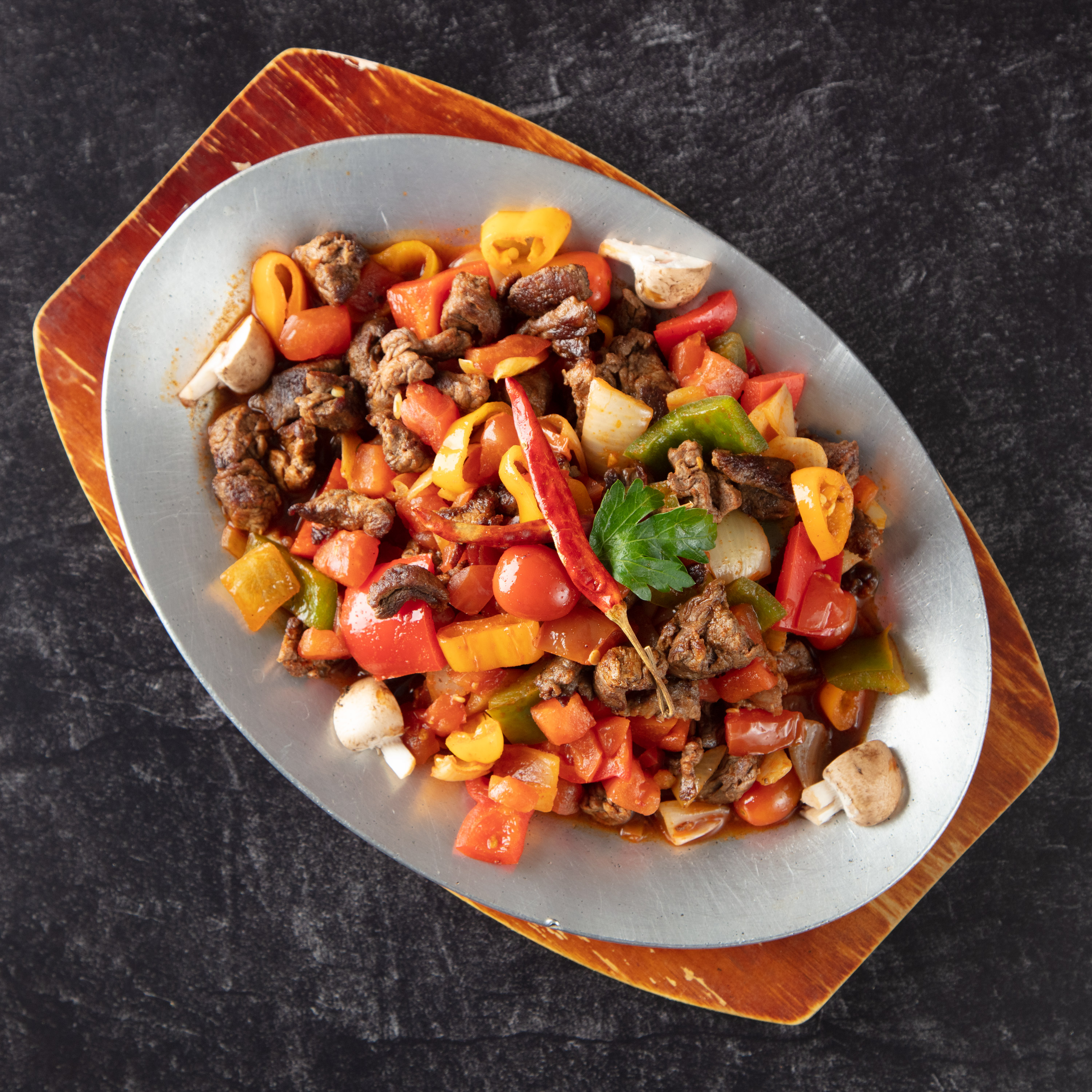 Order  Sauteed Beef food online from Hudson Kebab House store, West New York on bringmethat.com