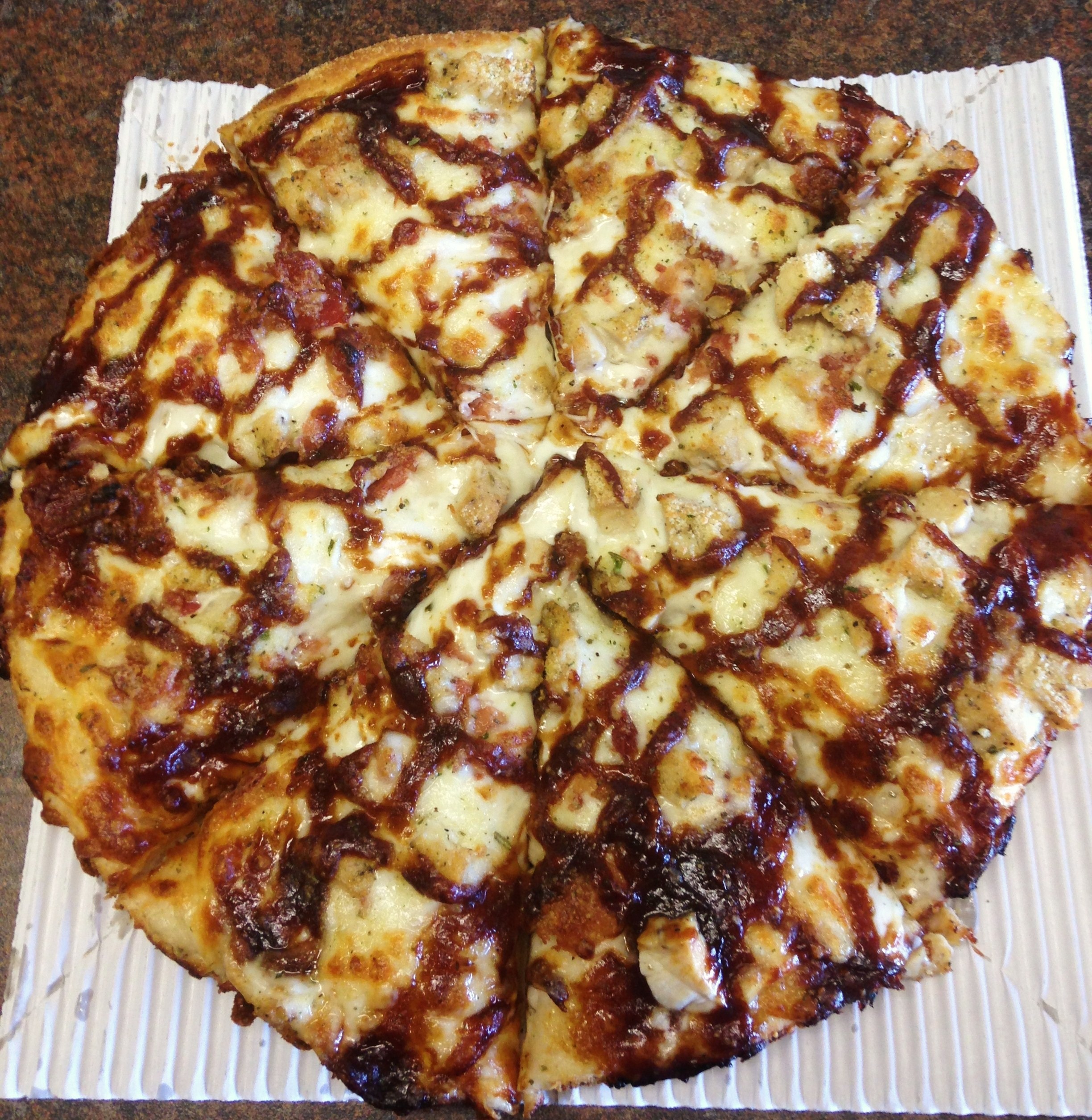 Order BBQ Ranch Pizza - 10" Small food online from Powerhouse Pizza store, Camden on bringmethat.com