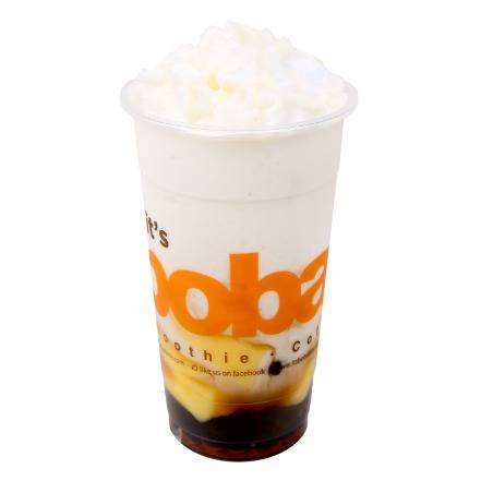 Order Frosty Milk with Honey Boba and Pudding food online from Boba Time store, Lancaster on bringmethat.com