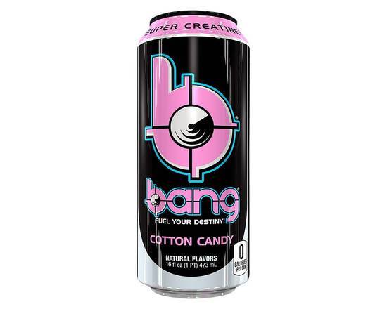 Order Bang Cotton Candy 16oz food online from Extra Mile 3056 store, Vallejo on bringmethat.com