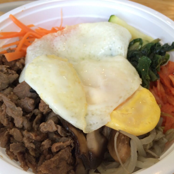 Order Beef Bibimbap Rice Bowl food online from Chico & Chang store, Macon on bringmethat.com