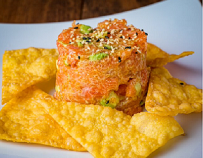 Order Salmon Tartare food online from Sushi Runner store, Miami on bringmethat.com