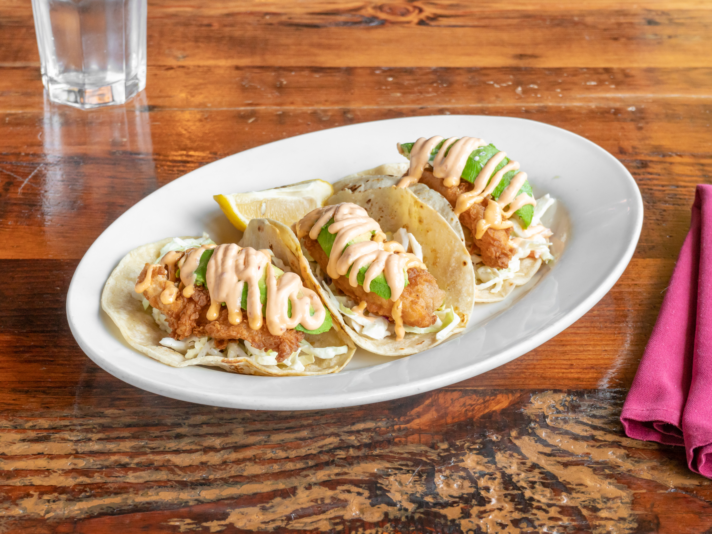 Order Fish Tacos food online from Cioppino's store, San Francisco on bringmethat.com