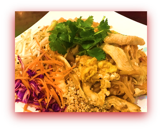 Order 41. Pad Thai Noodles food online from Sweety Hut Thai Restaurant store, West Covina on bringmethat.com