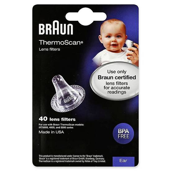 Order Braun® 40-Count Thermoscan Lens Filters food online from Bed Bath & Beyond store, Westbury on bringmethat.com