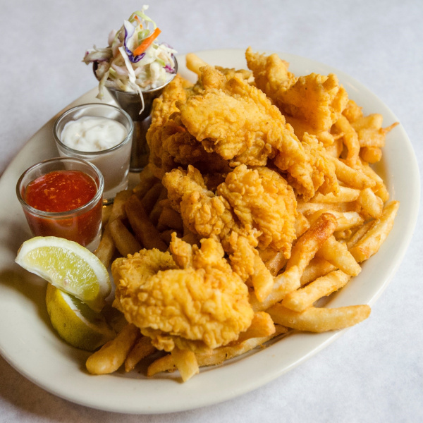 Order Fried Catfish Platter Dinner food online from Oceana Grill store, New Orleans on bringmethat.com