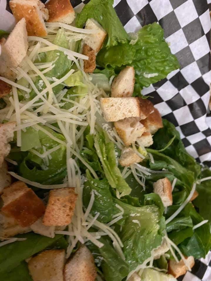 Order Caesar Salad Catering - Small (Serves 10-15 People) food online from Pizza Mia store, Lock Haven on bringmethat.com