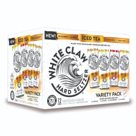 Order White Claw Hard Seltzer Iced Tea Variety 12 Pack 12oz Can food online from 7-Eleven store, Flagler Beach on bringmethat.com