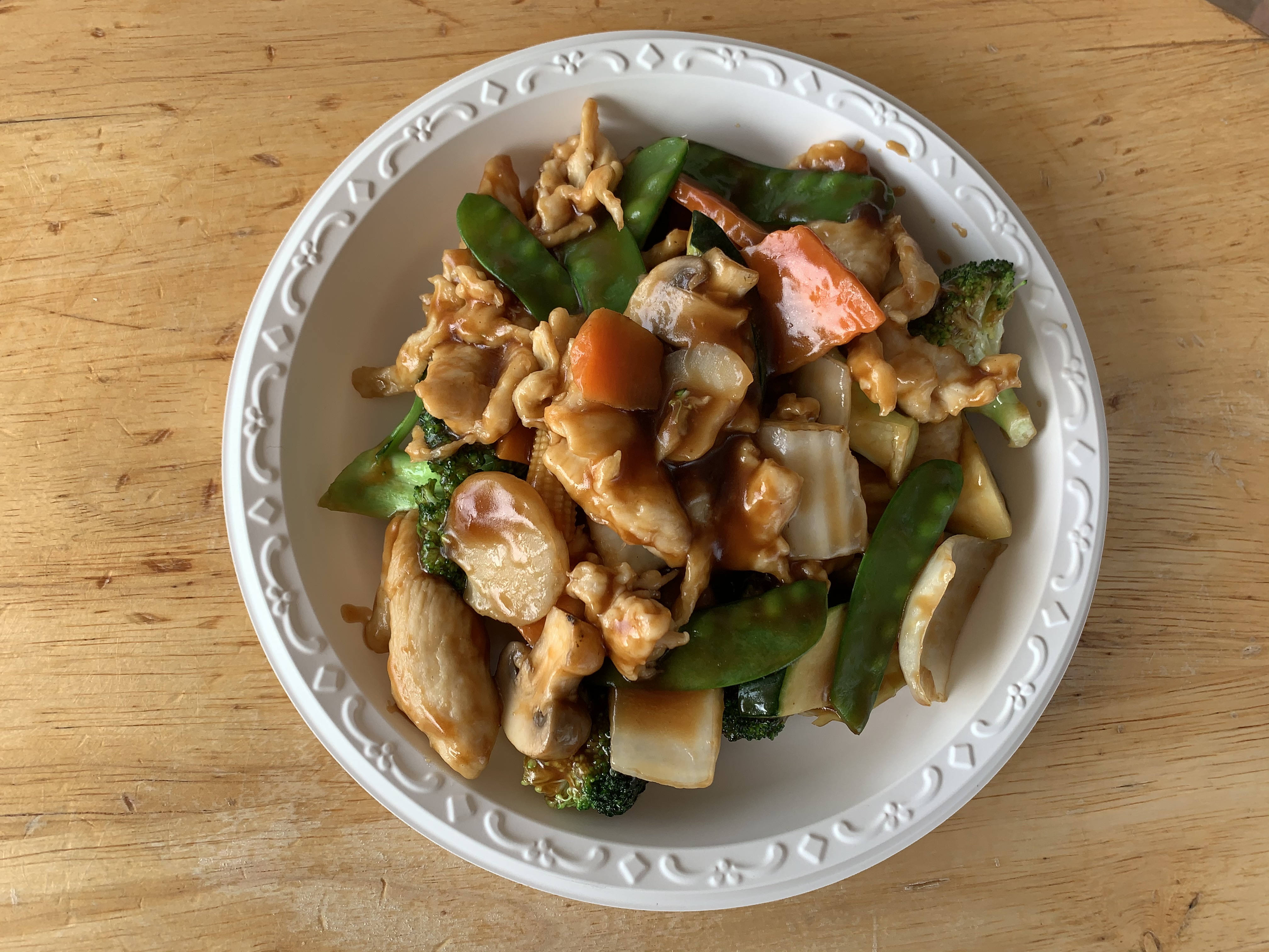 Order 73. Chicken with Mixed Vegetable Dinner  food online from Shanghai Garden store, East Patchogue on bringmethat.com