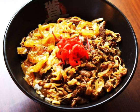 Order Gyu Don Rice Bowl  food online from Mikoto Ramen Bar & Sushi store, Southlake on bringmethat.com