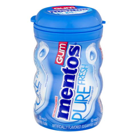 Order Mentos Pure Fresh Mint Gum 50 Count food online from 7-Eleven store, Bulverde on bringmethat.com