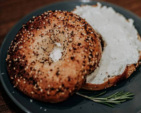 Order Bagel with Cream Cheese food online from Bagel Toasterie store, Commack on bringmethat.com