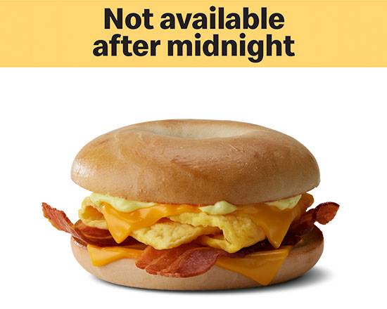 Order Bacon Egg Cheese Bagel food online from Mcdonald store, Millsboro on bringmethat.com