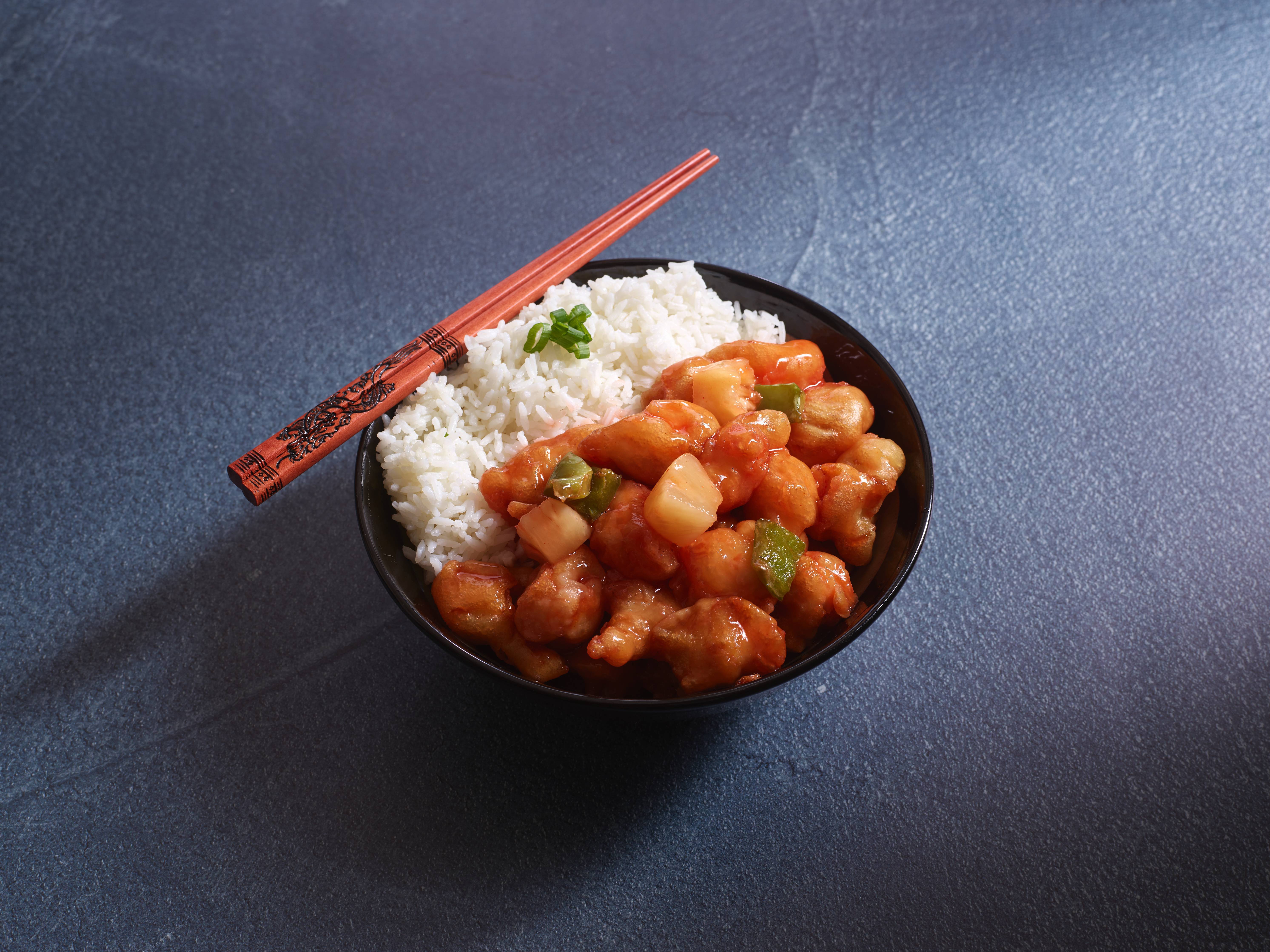 Order Sweet and Sour Chicken food online from Kwan's Sampan store, Mesa on bringmethat.com
