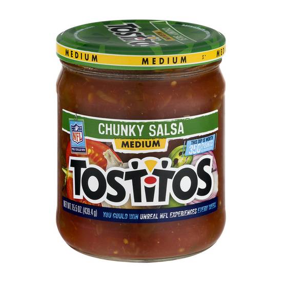 Order Tostitos Medium Chunky Salsa 15.5oz food online from Everyday Needs by Gopuff store, Stamford on bringmethat.com